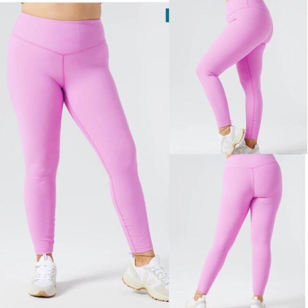 NWT‎ L*Space Hot To Trot Ribbed Leggings Bubblegum Pink High Rise